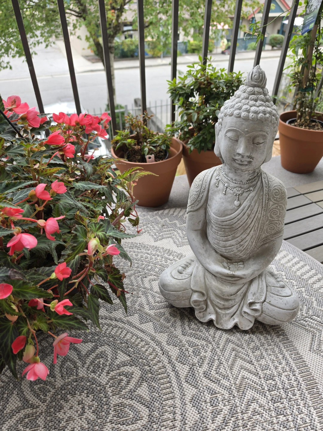 Huge garden buddha