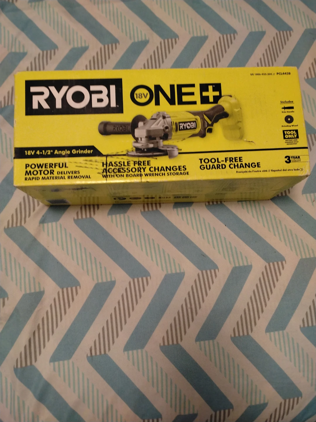 Ryobi ONE+ 18V 4-1/2" Angle Grinder
