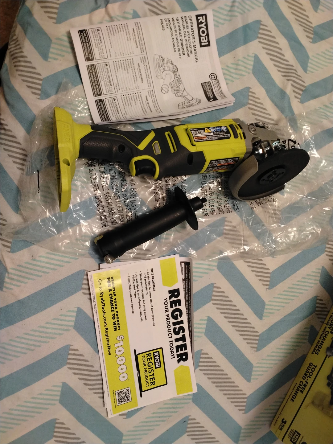 Ryobi ONE+ 18V 4-1/2" Angle Grinder - photo 3