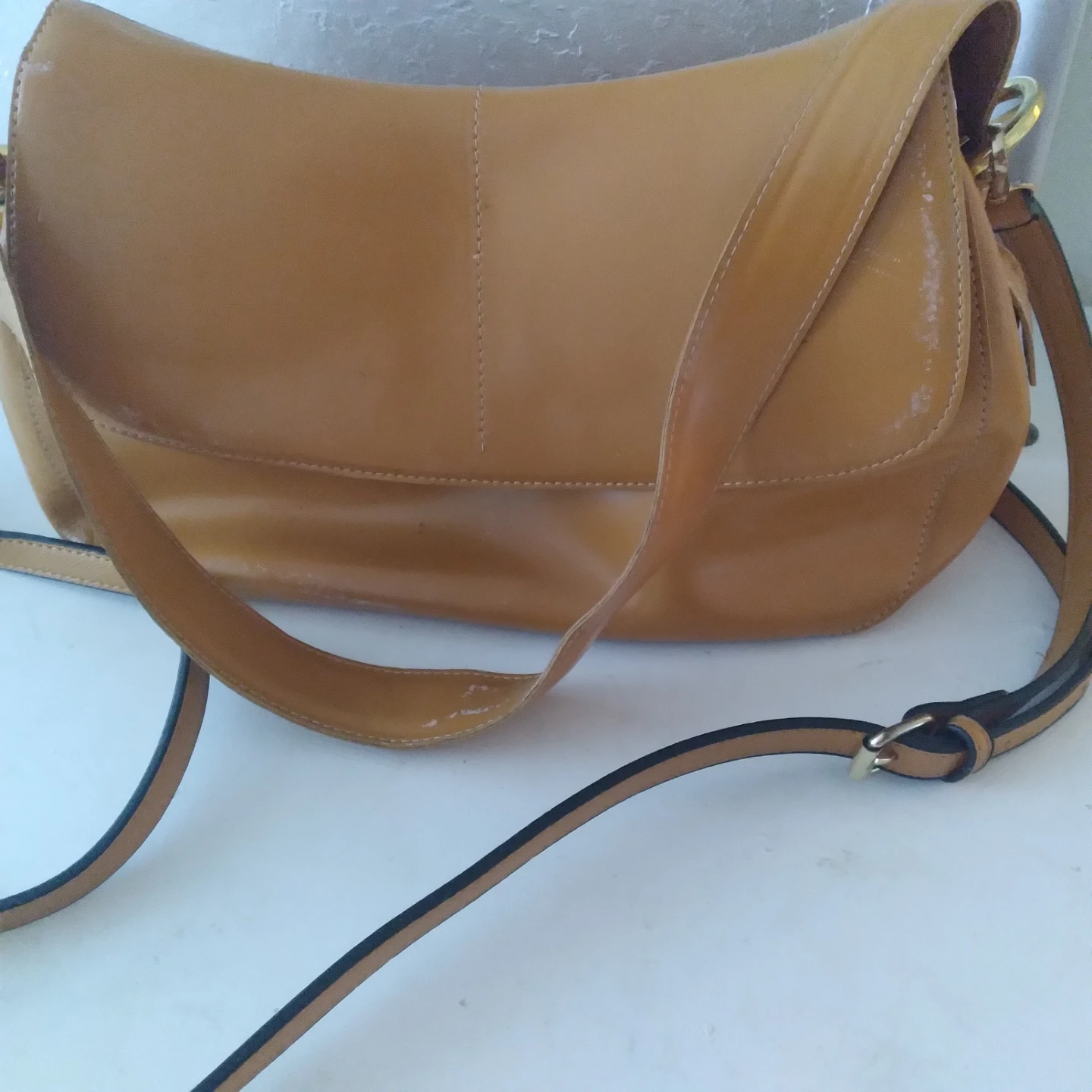 Montini tan Leather 3 in one bag - photo 4