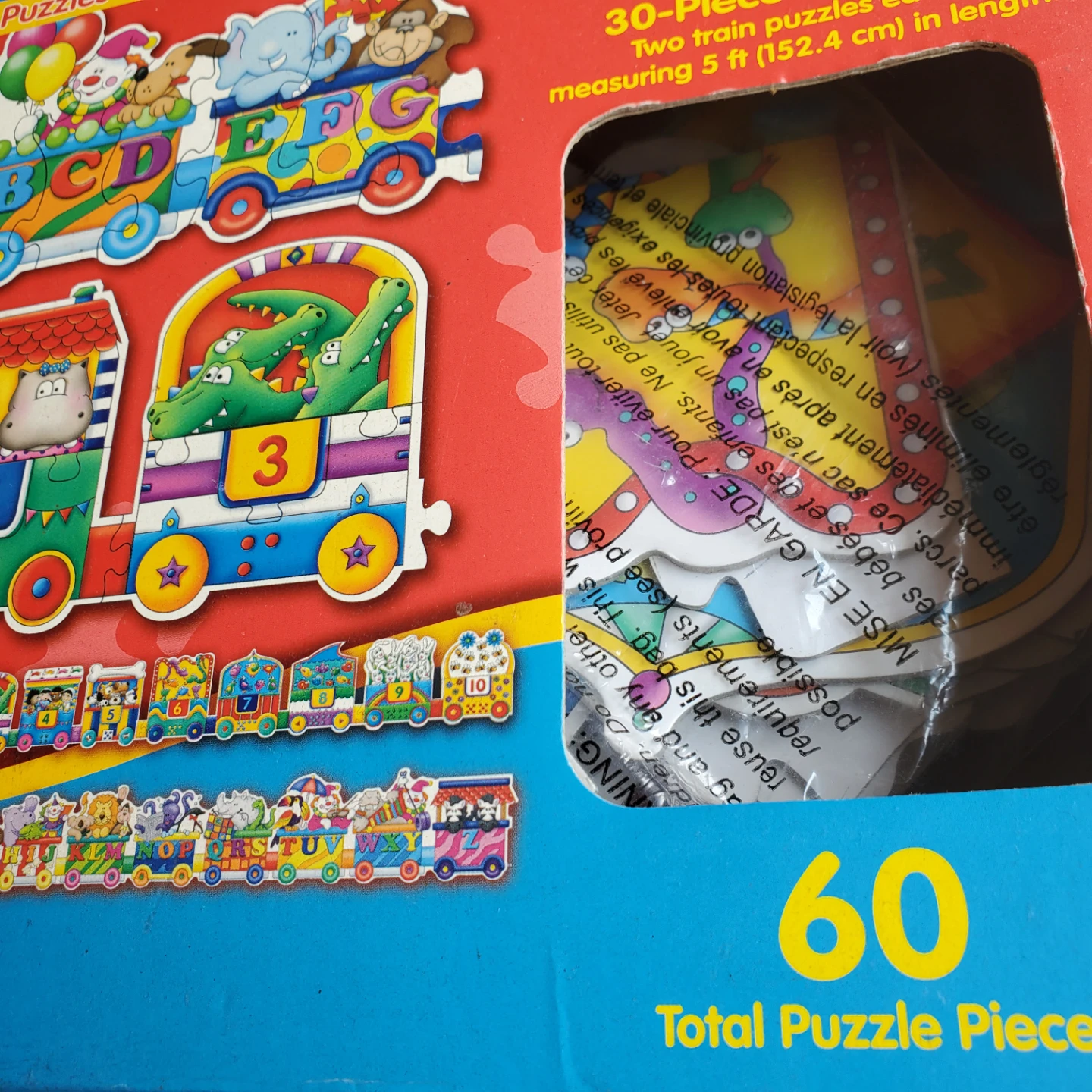 Large-Piece Giant 123 Train Puzzle - photo 2