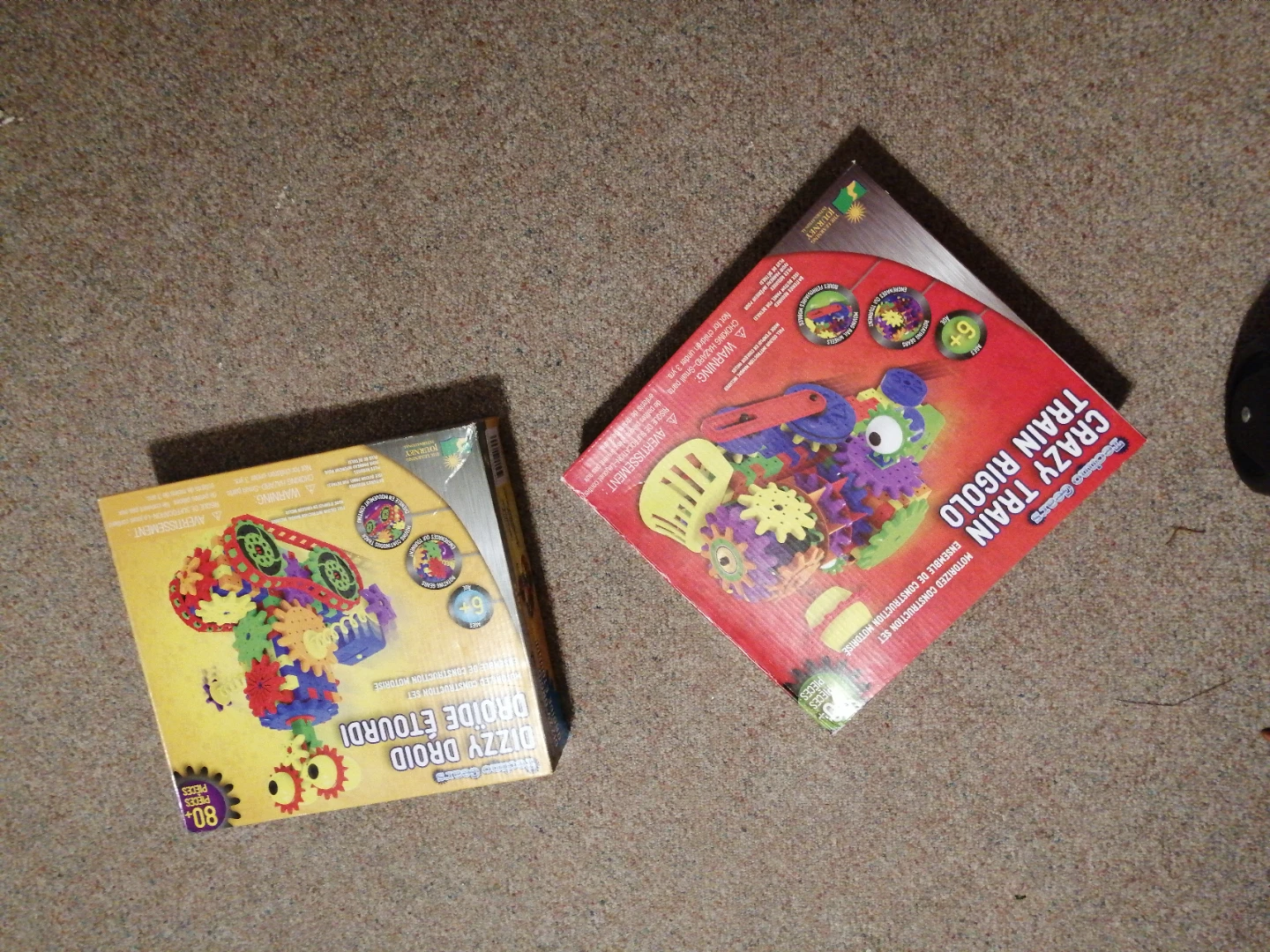 Techno Gears Crazy Train & Dizzy Droid Construction Sets