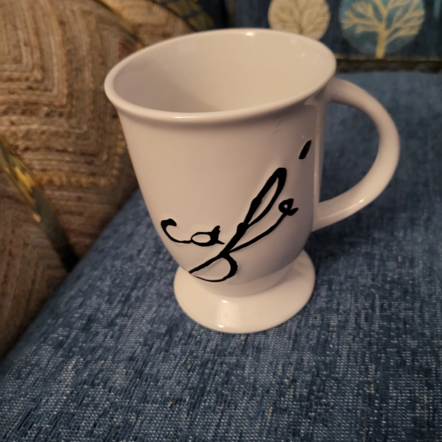 White 'Café' Mug