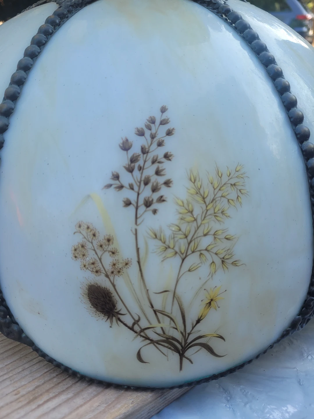 Vintage Floral Patterned Lamp Shade - photo 2