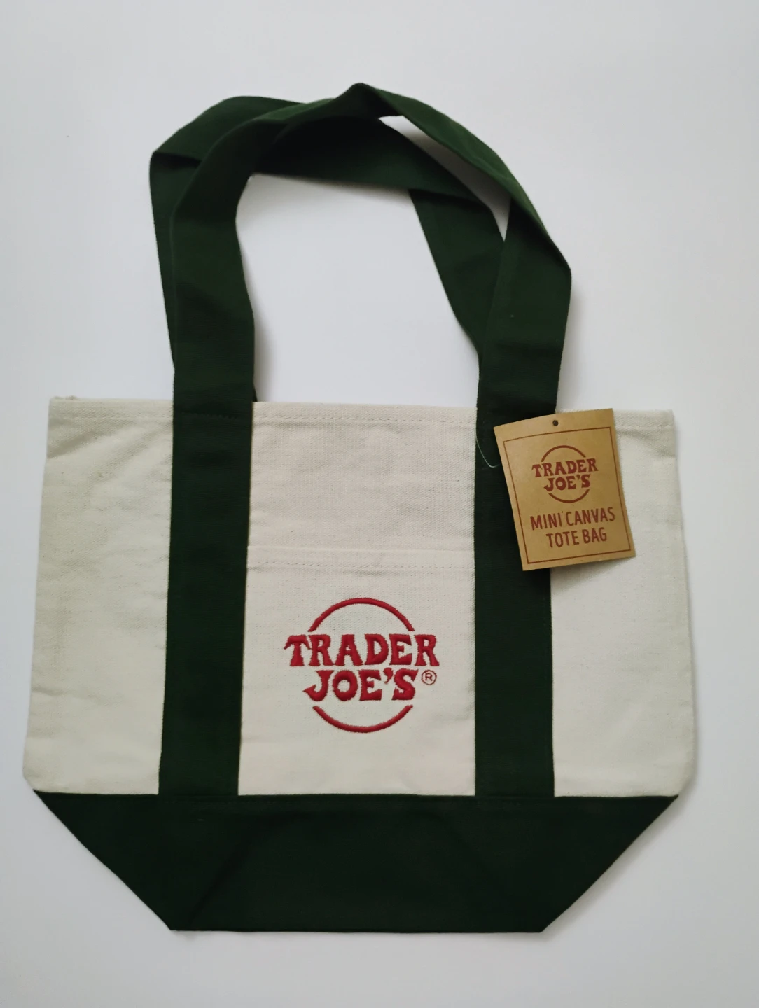 Trader Joe's Mini Canvas Tote Bag - photo 2
