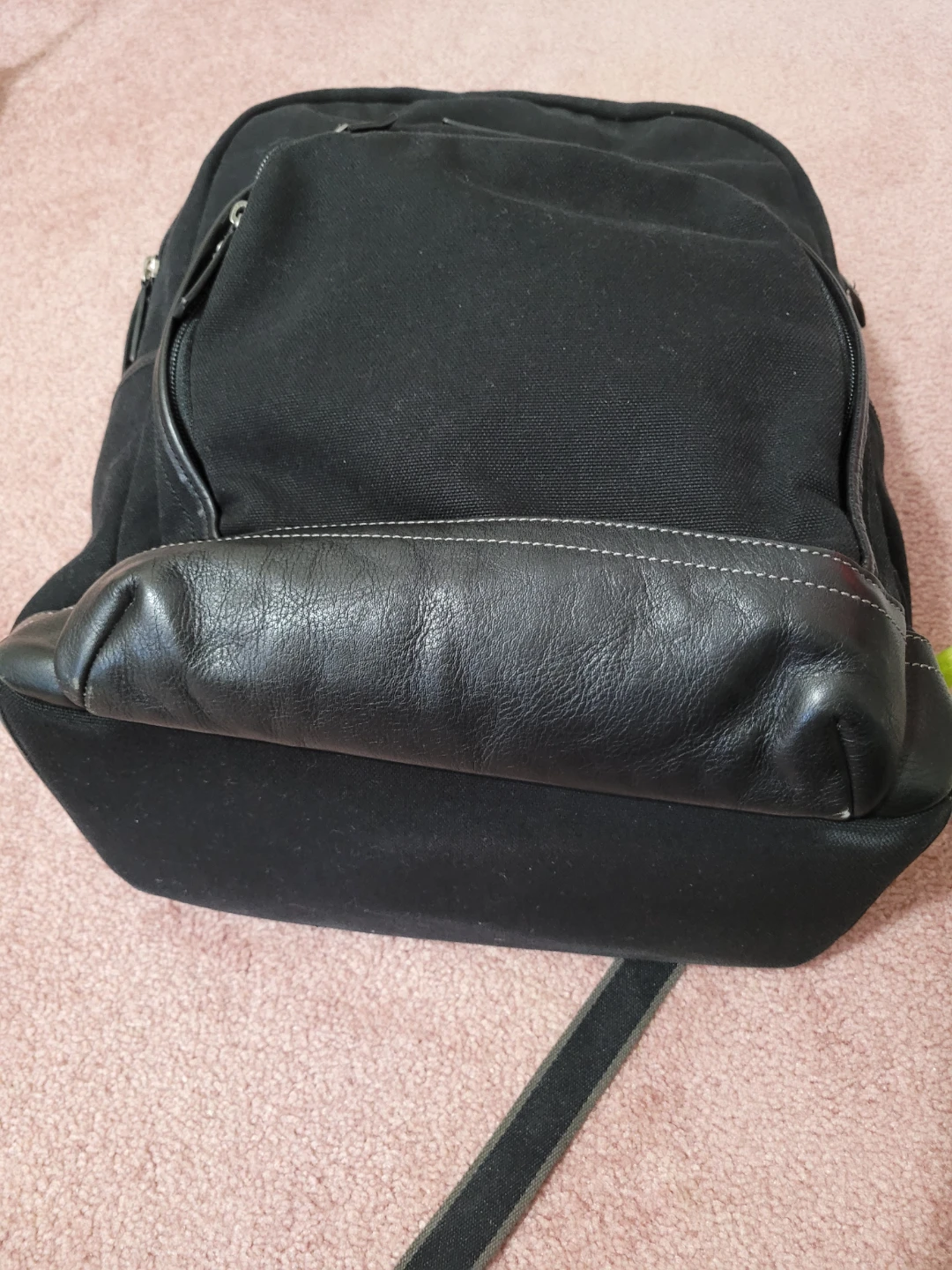 Coach Black Canvas & Leather Backpack - photo 2