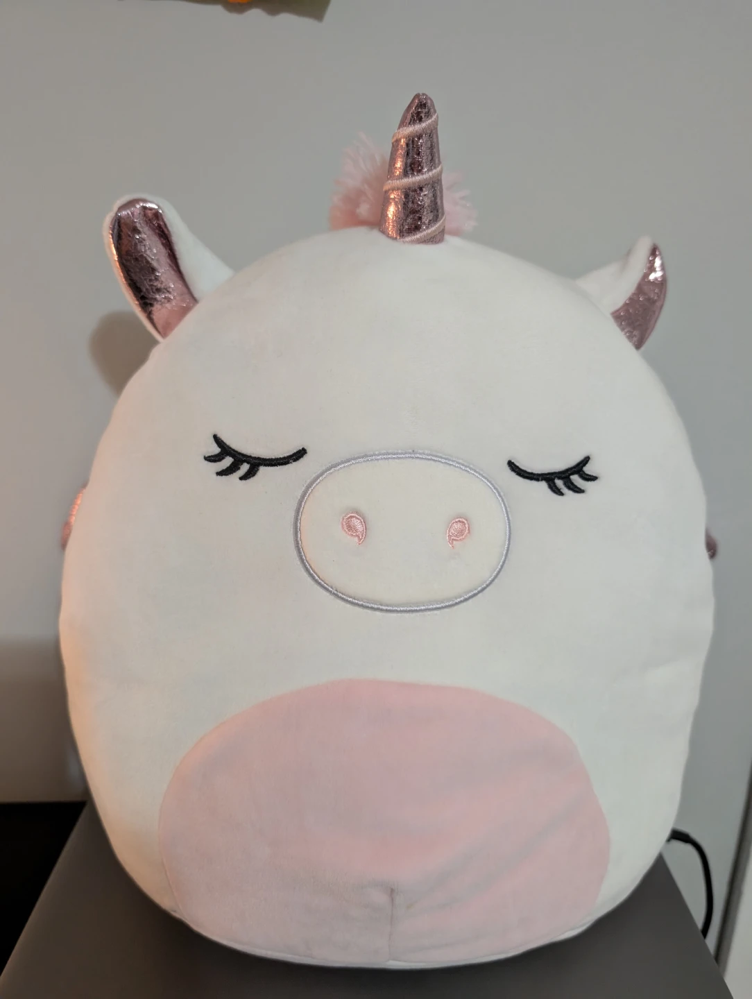 White Unicorn Squishmallow Plush Toy