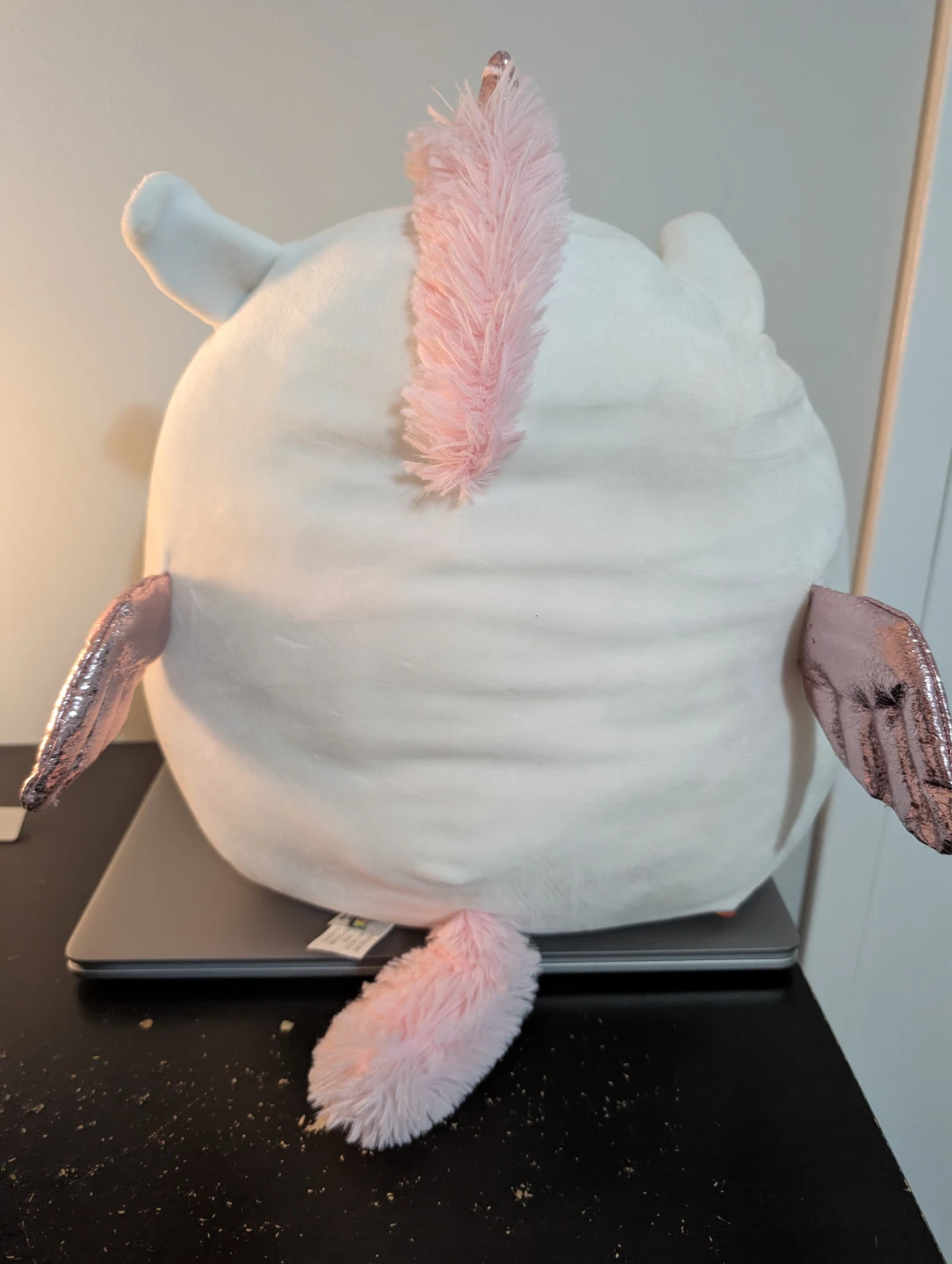 White Unicorn Squishmallow Plush Toy - photo 2