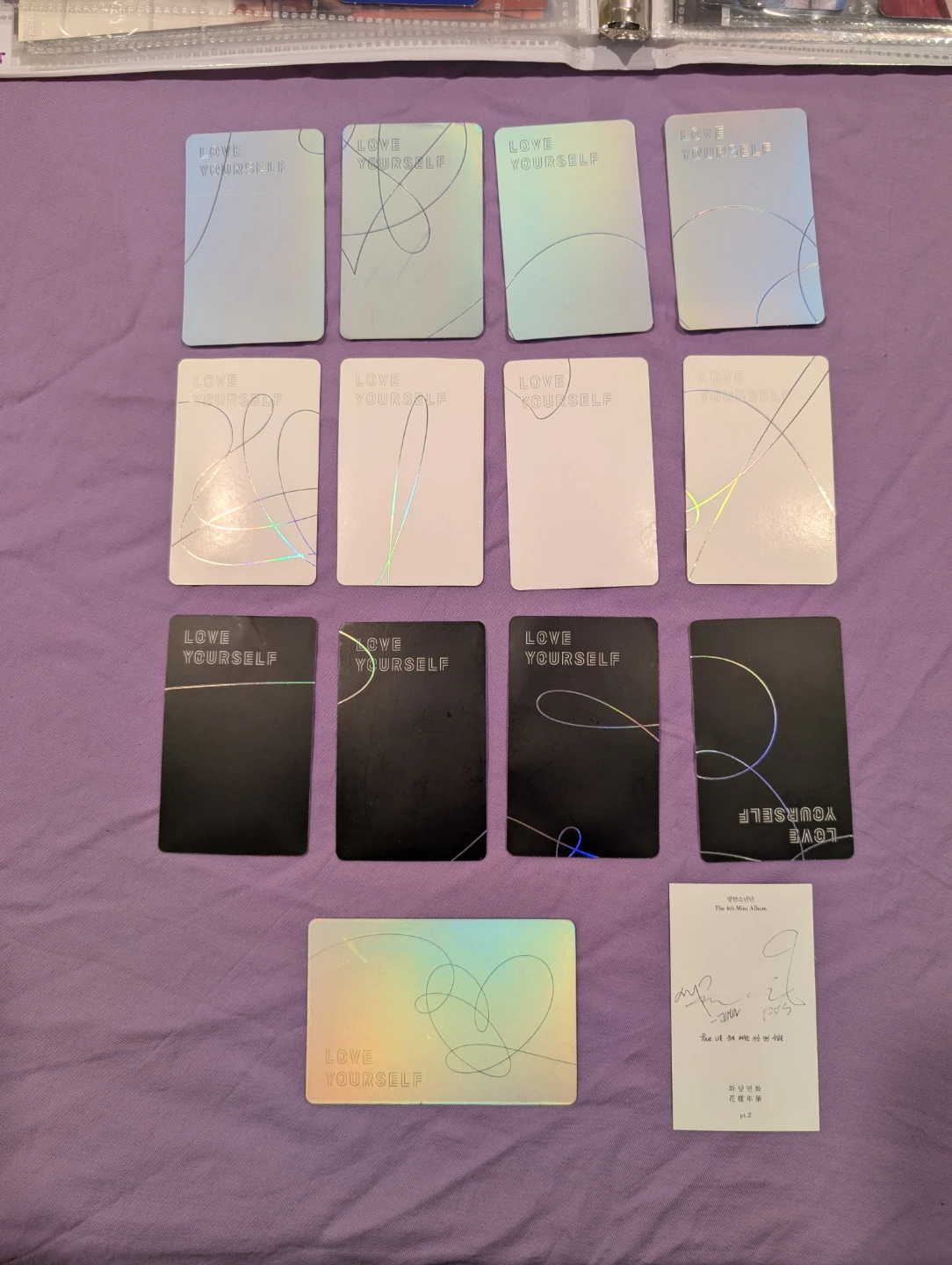 BTS Love Yourself Photocards - photo 2