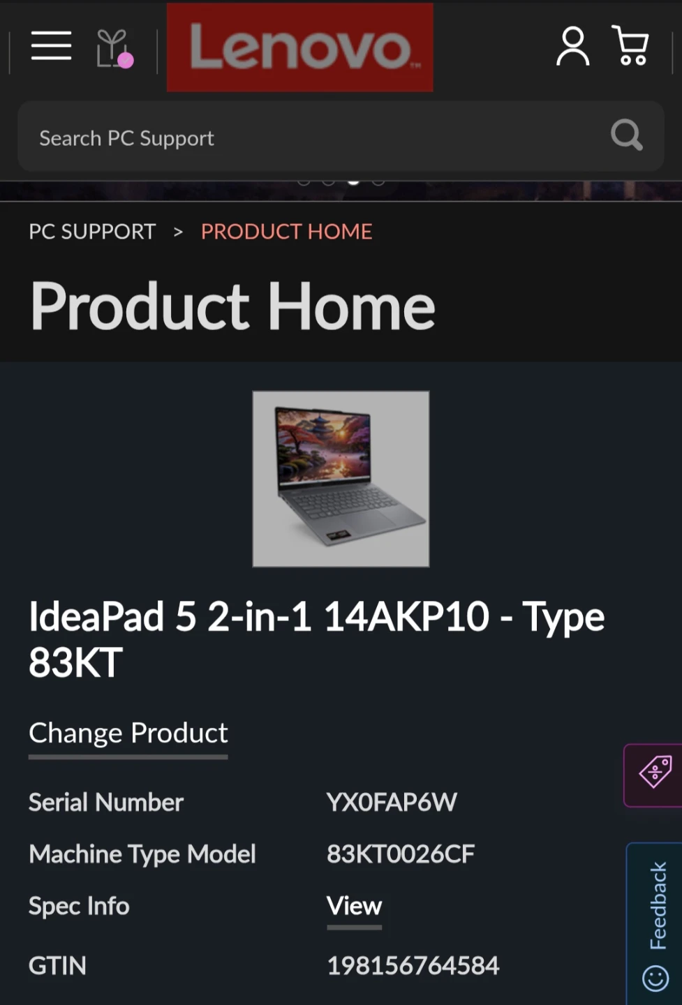 Lenovo IdeaPad 5 2-in-1 Laptop