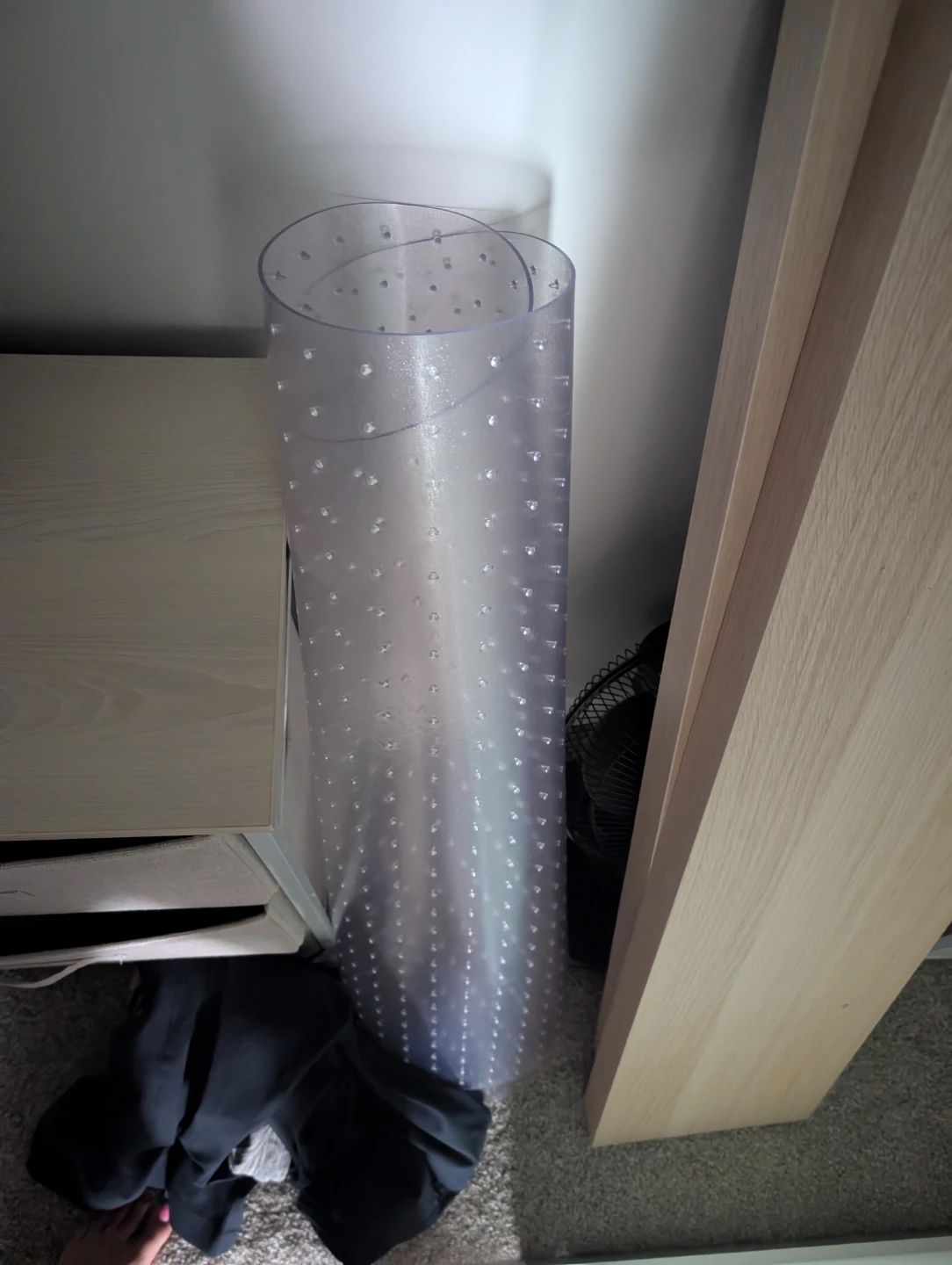 Studded desk mat