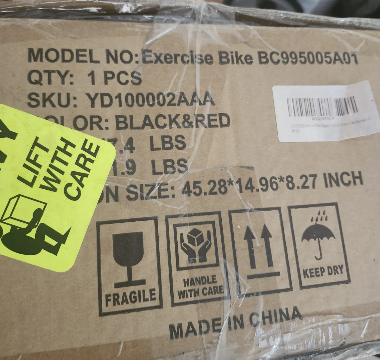 Advenor Exercise Bike BC995005A01 - photo 3