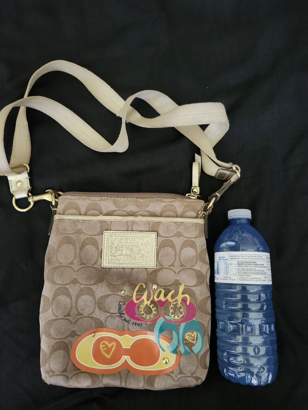 Coach Poppy Monogram Crossbody Bag