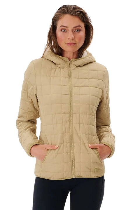 Women's Quilted Hooded Jacket