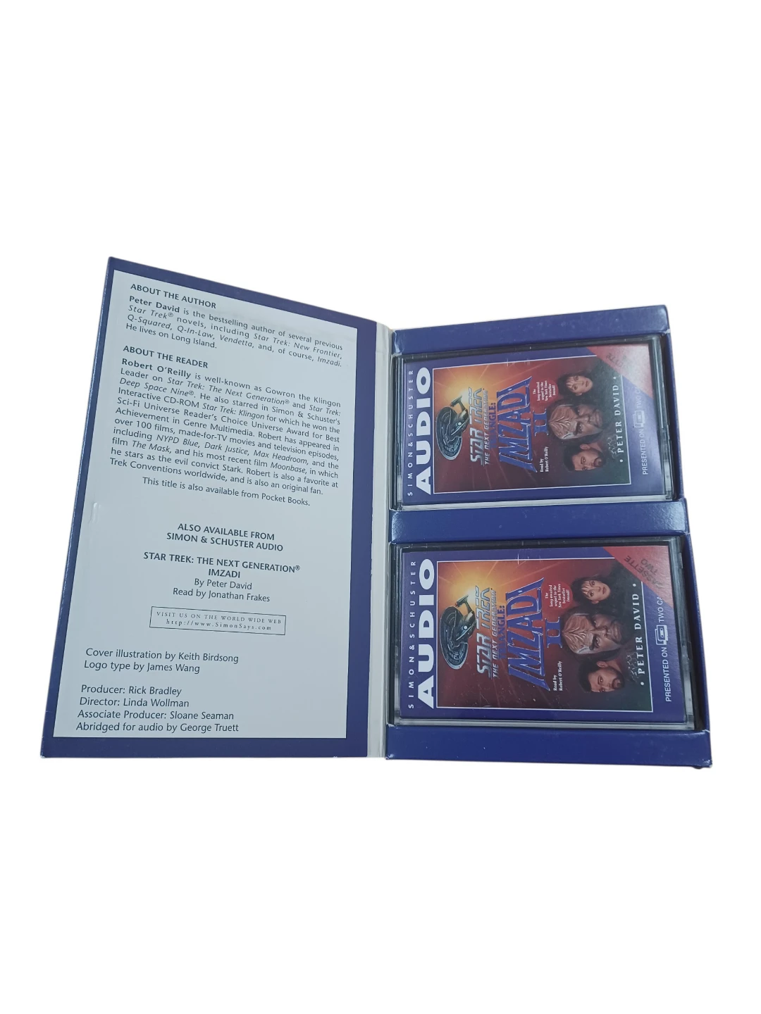 Star Trek: The Next Generation: Imzadi II Audio Cassettes - photo 2