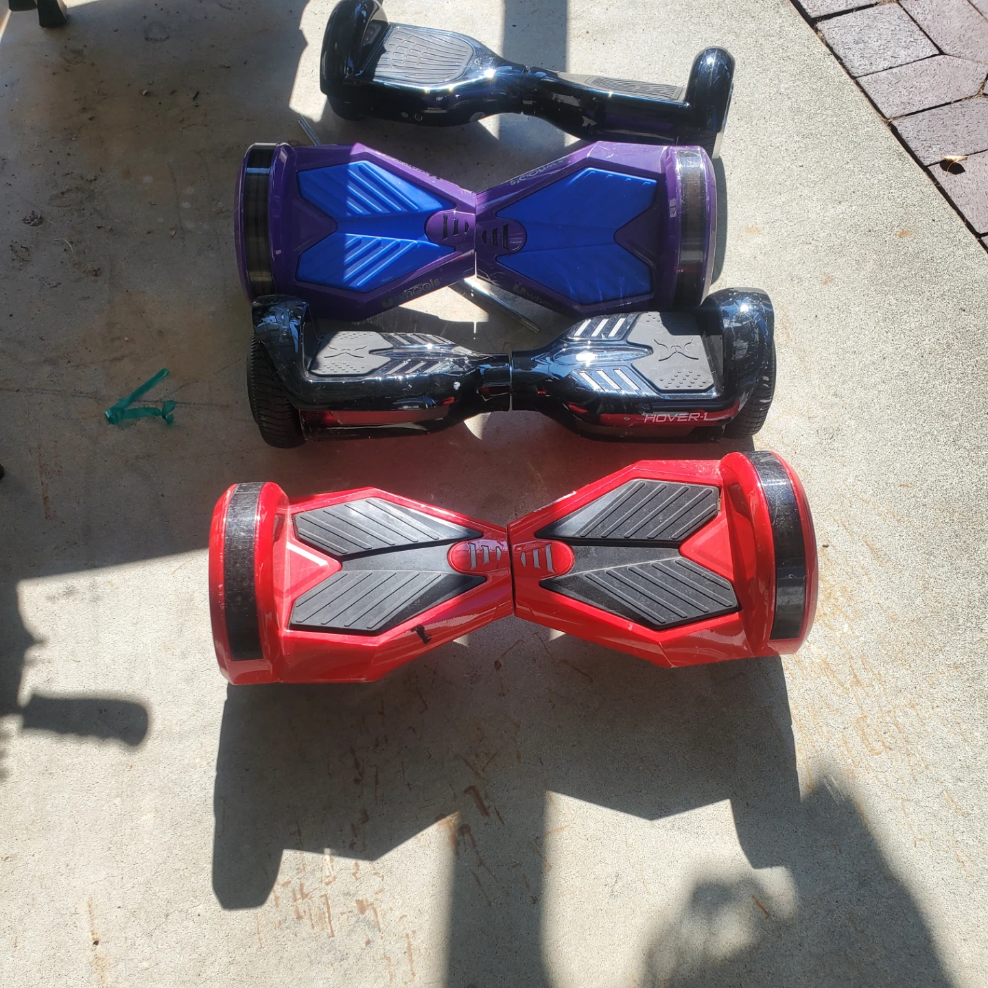 4 Four Hoverboards - Red, Black, Purple - photo 2