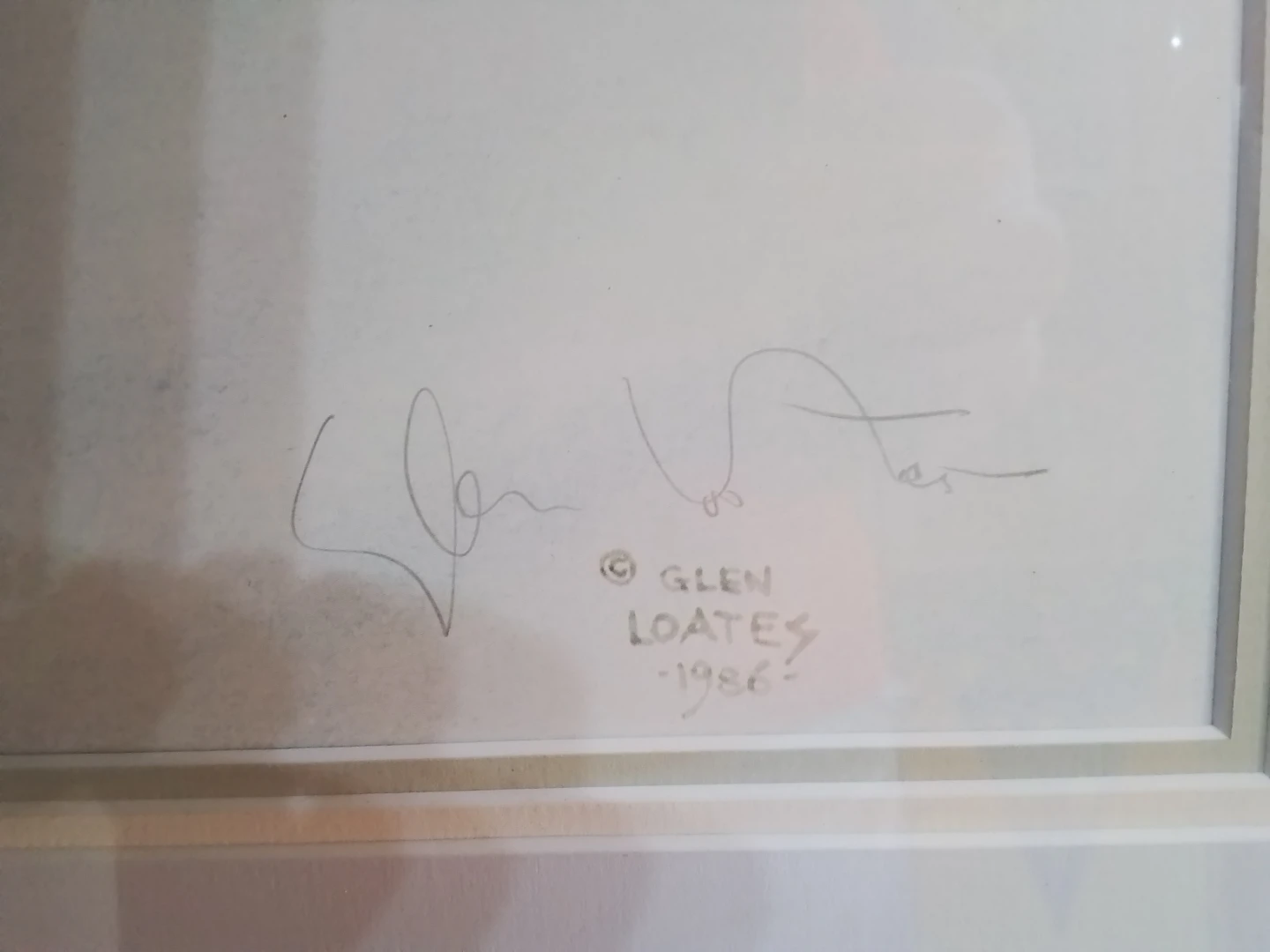Framed Glen Loates Swan and Cygnet Art Print - photo 3