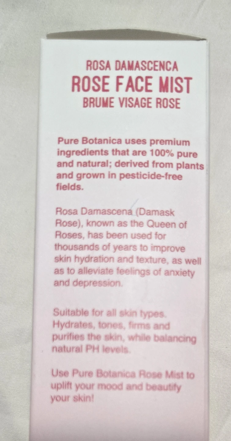 BNIB - Pure Botanica Rose Face Mist - 150ml - photo 4