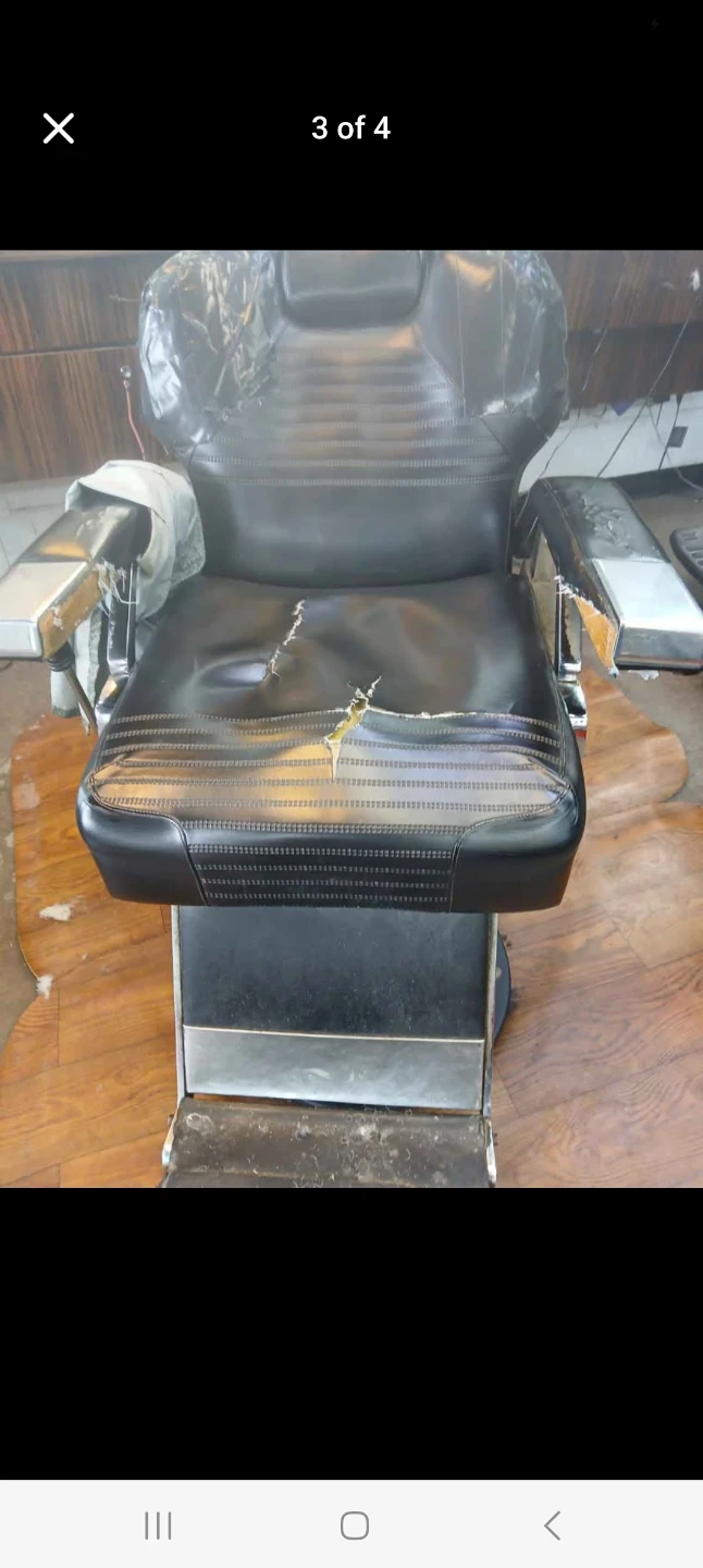 Black Barber Chair