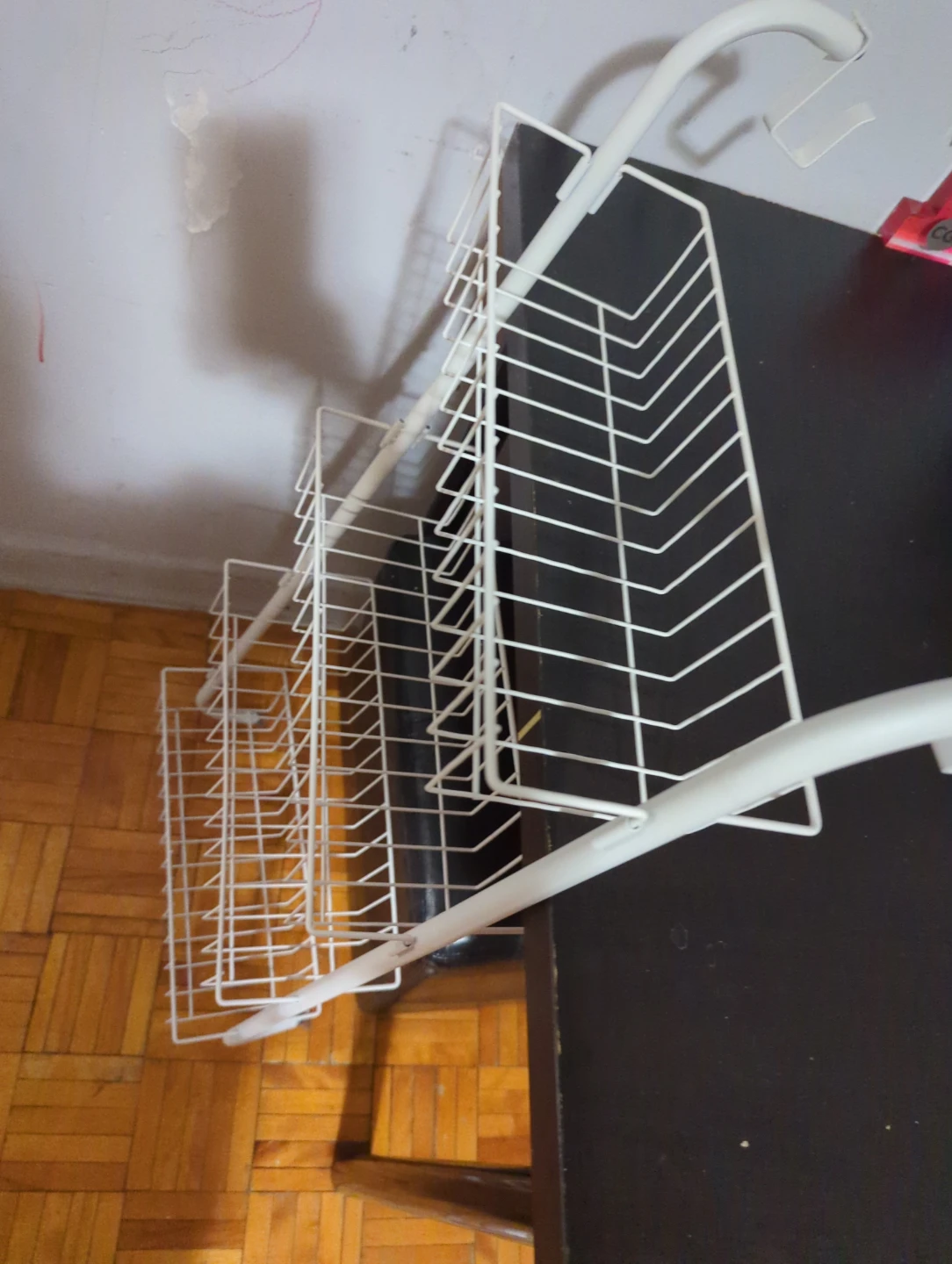 White 4-Tier Wire Storage Rack - photo 2