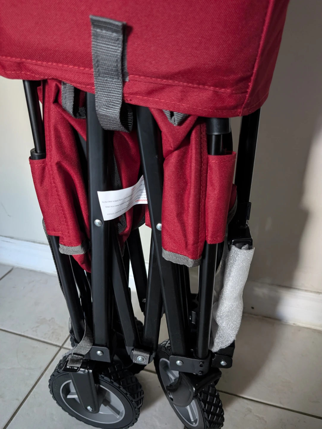 ULINE Red Folding Utility Wagon - photo 2