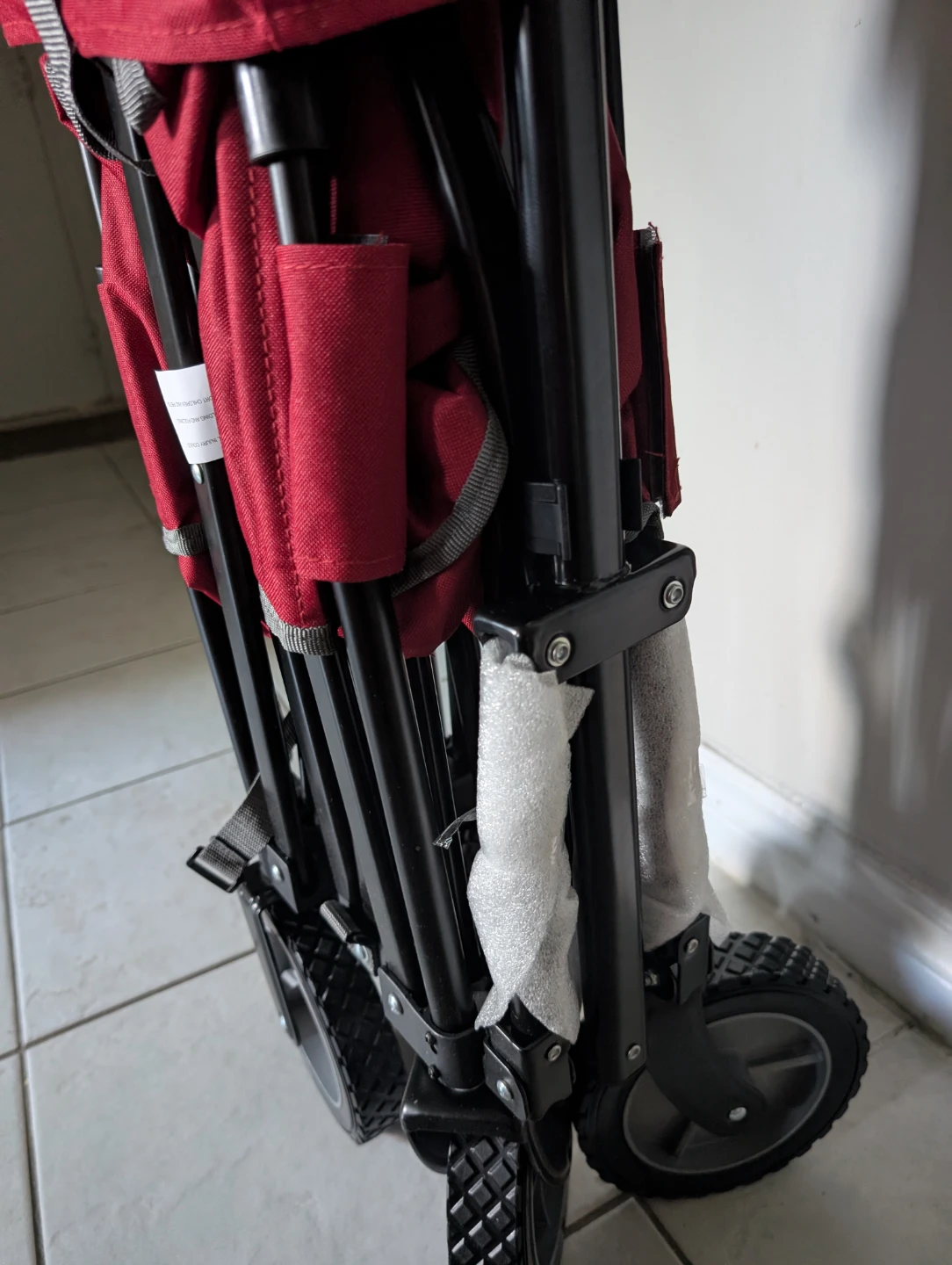 ULINE Red Folding Utility Wagon - photo 3