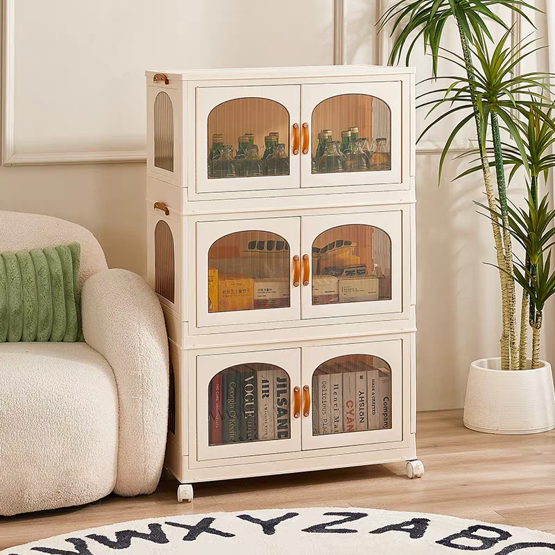 Stackable Storage Cabinet with Doors - photo 3