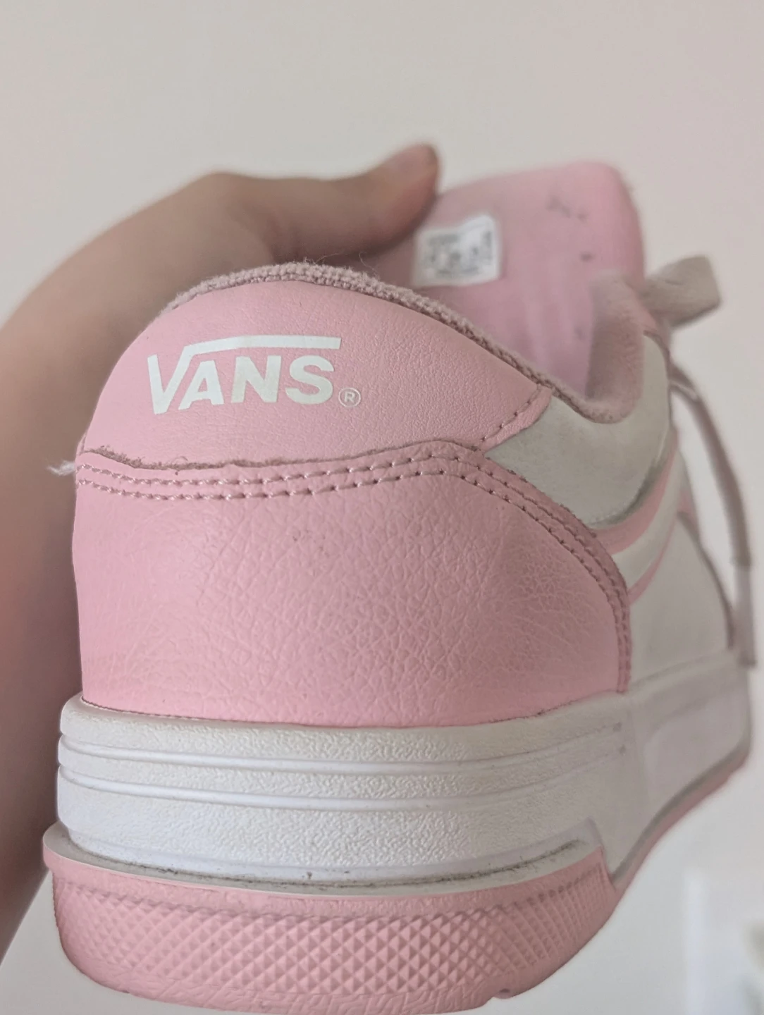 Vans Pink & White Skate Shoes 6.5 (women's size) - photo 3