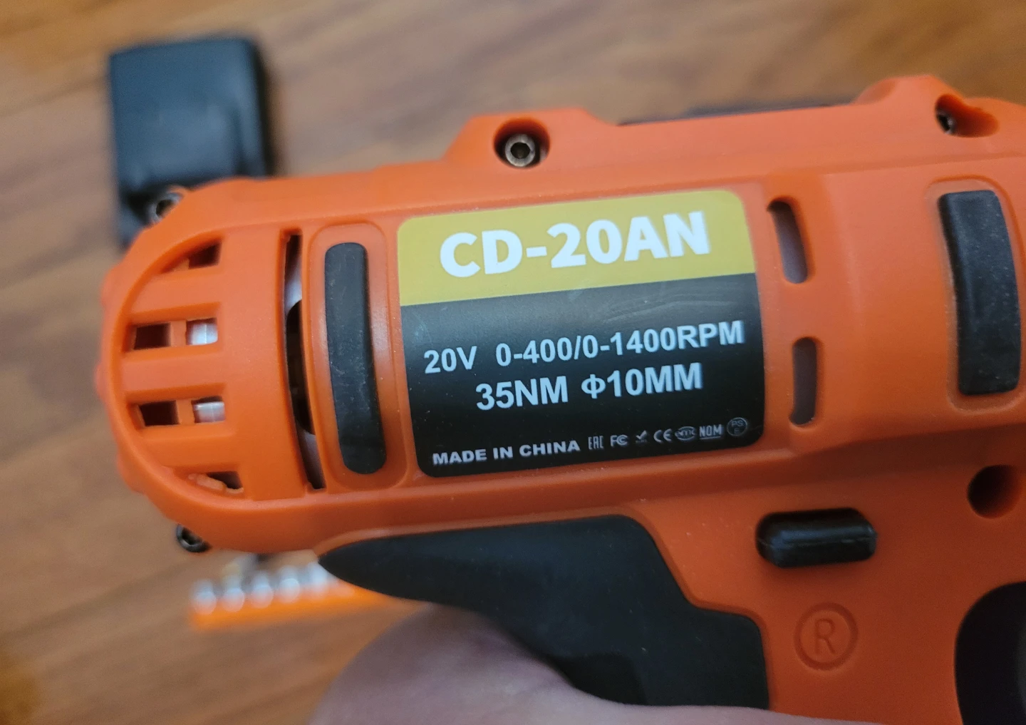NEW TEGATOL CD-20AN 20V Cordless Drill Set - photo 4