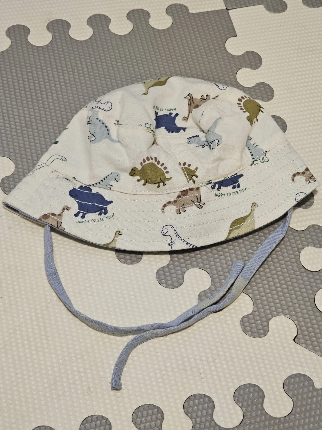 H&M Baby Bucket Hat Dinosaur Print 3-6 Months