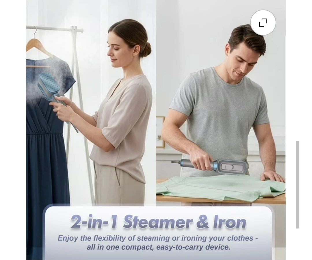 2-in-1 Travel Steamer & Iron - photo 3