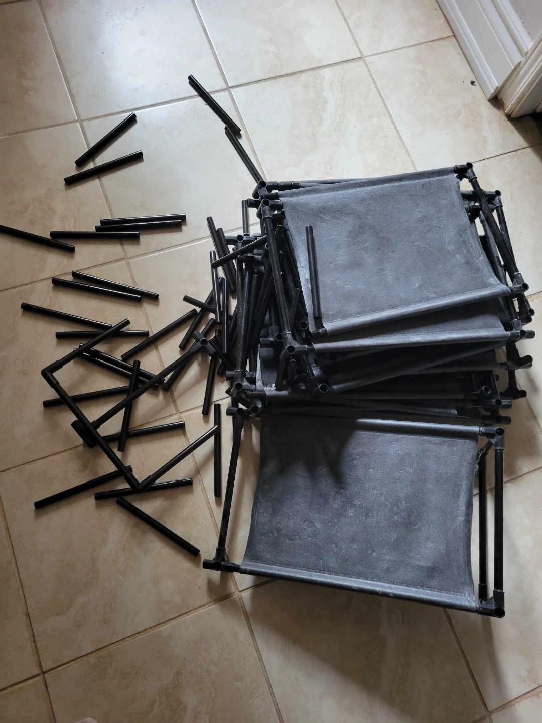 Multiple tier plastic rack shelf shelves - photo 5