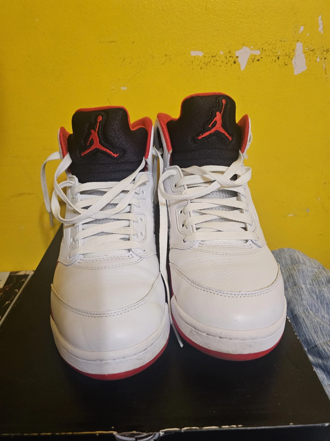 Air Jordan 5 Retro White Red "23"