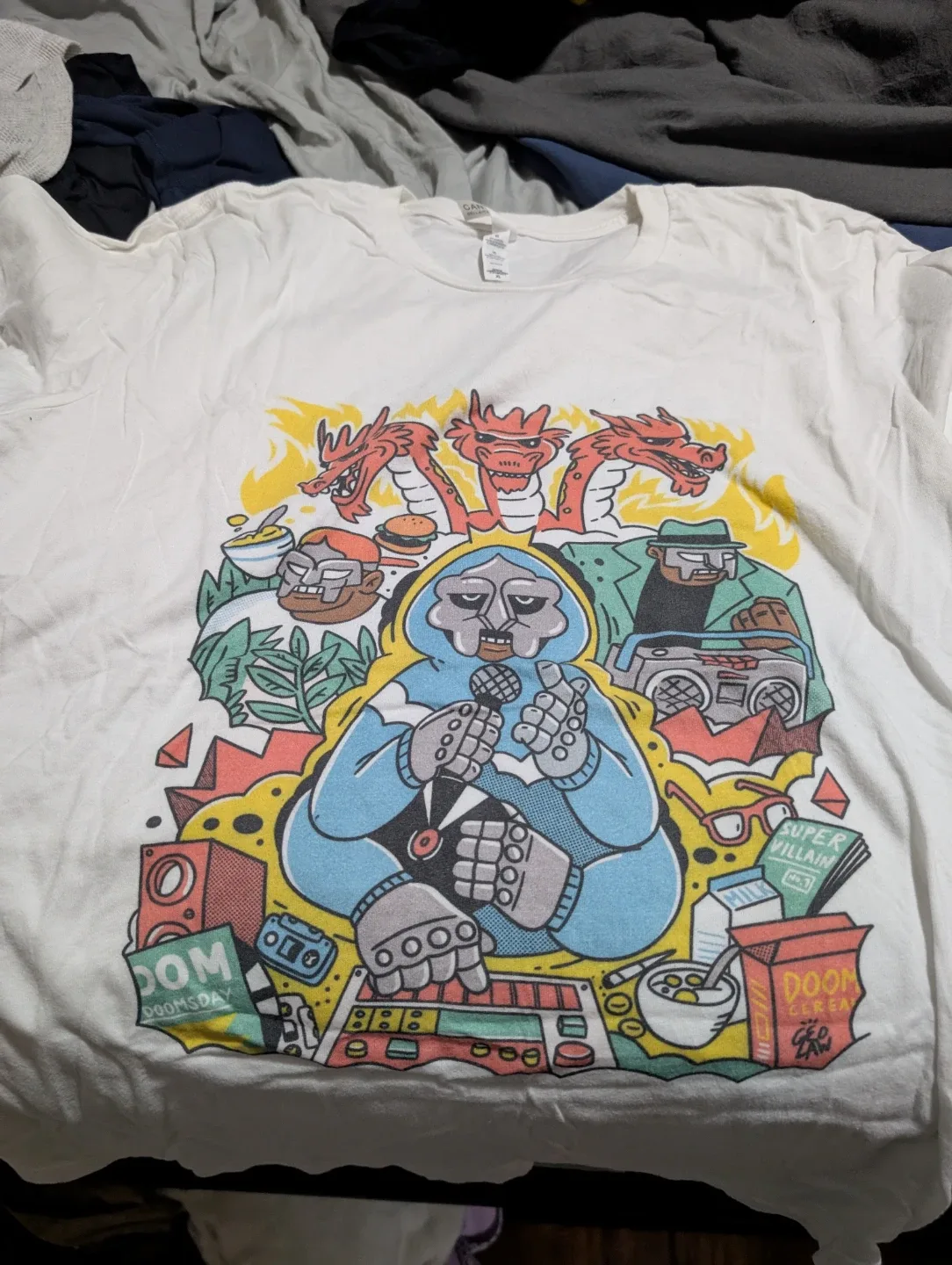 MF DOOM Graphic T-Shirt XL - photo 2
