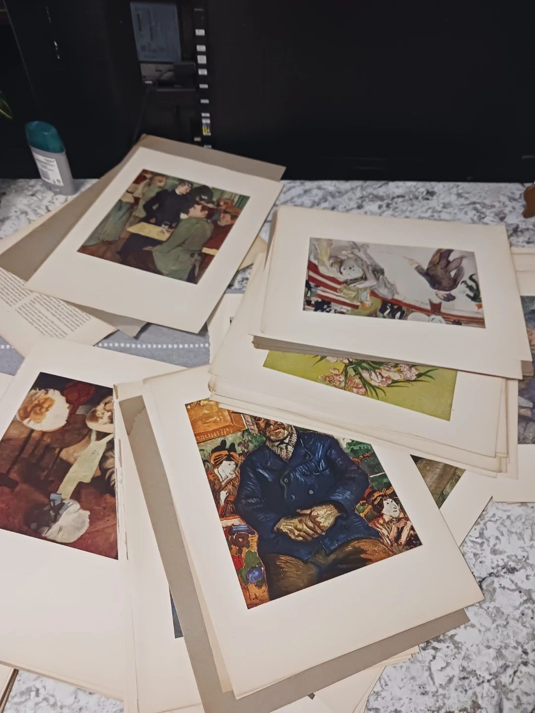 Collection of Vintage Mid Century Art Prints
