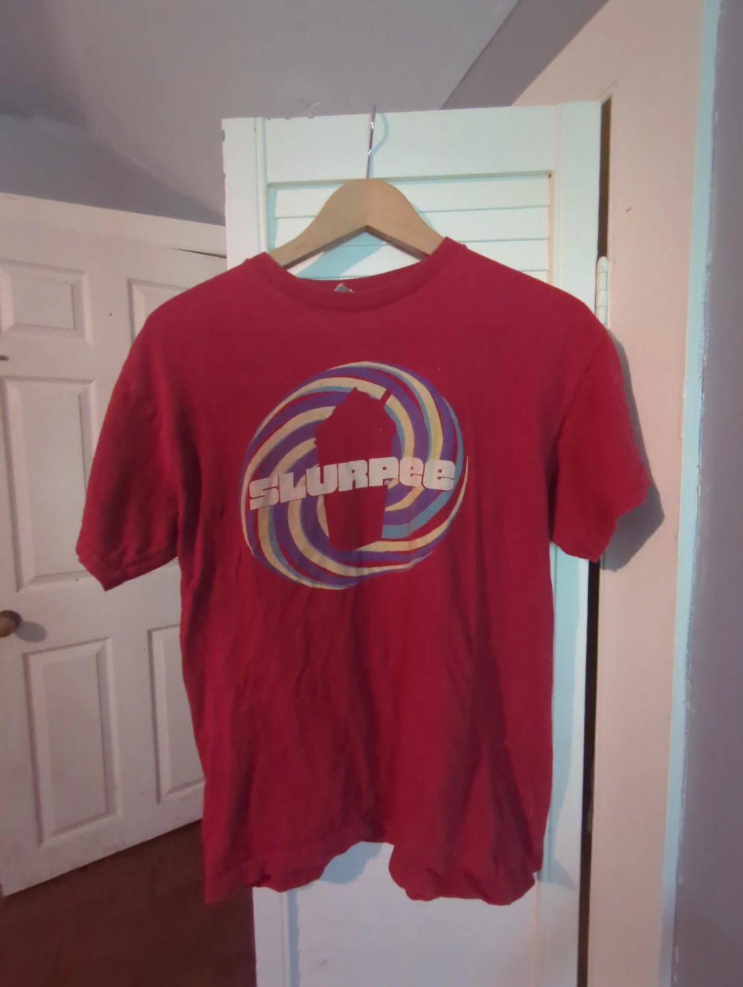 Red Slurpee T-Shirt Delta Pro-Weight Vintage