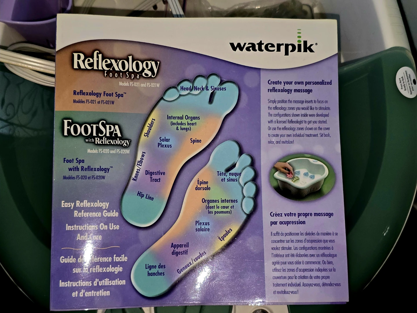 Waterpik Reflexology Foot Spa - photo 2