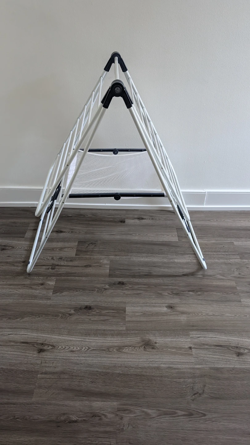 White Clothes Drying Rack - photo 4