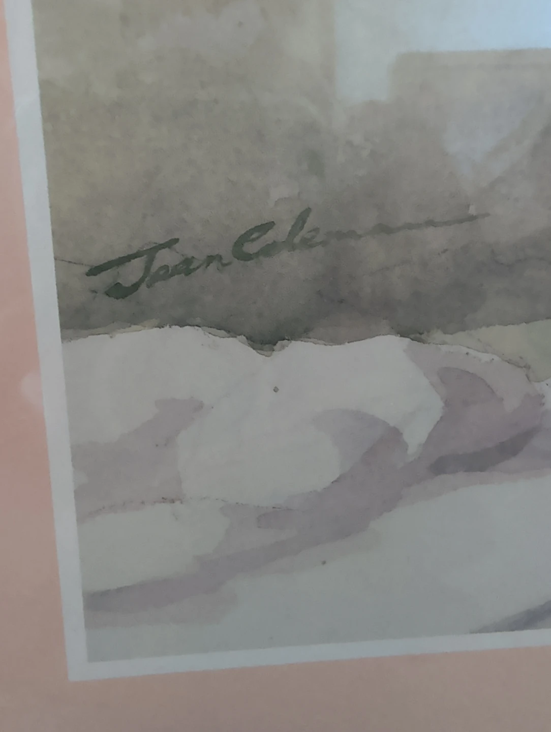 Framed Watercolor Landscape Art by Joan Cole - photo 2