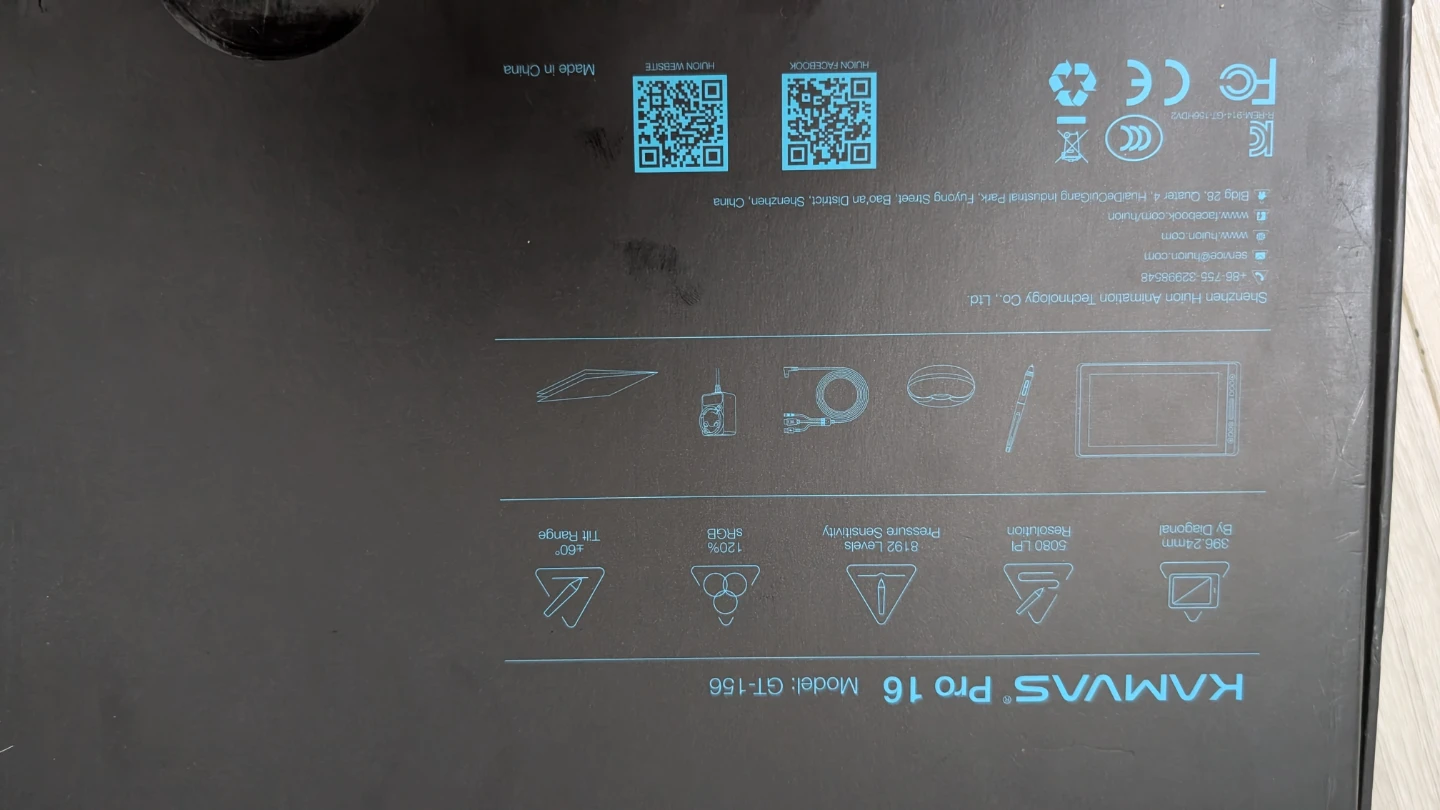 HUION KAMVAS Pro 16 GT-156 Creative Pen Display - photo 3