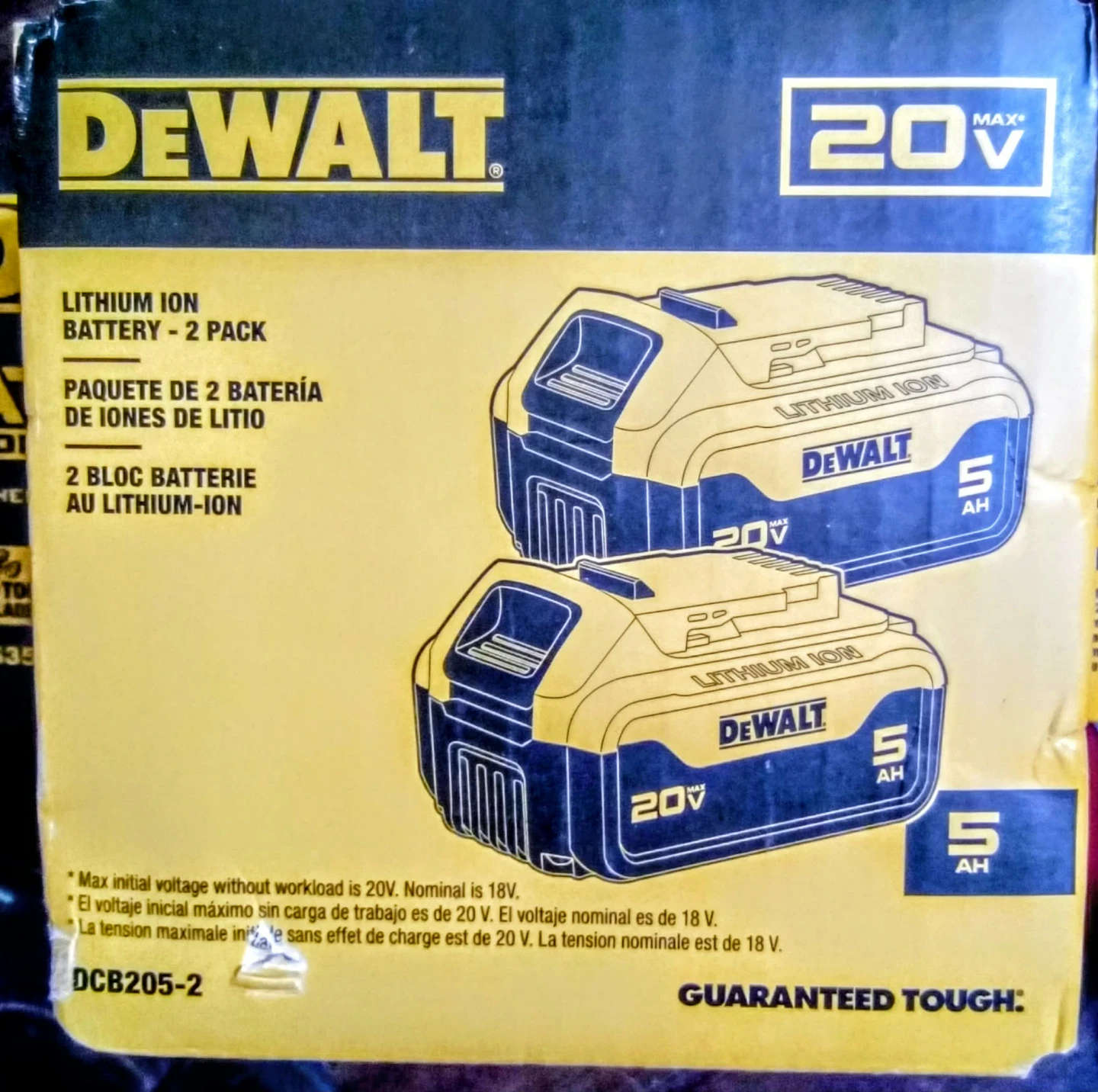 DeWalt 20V MAX Lithium Ion Batteries & various other Dwalt tools