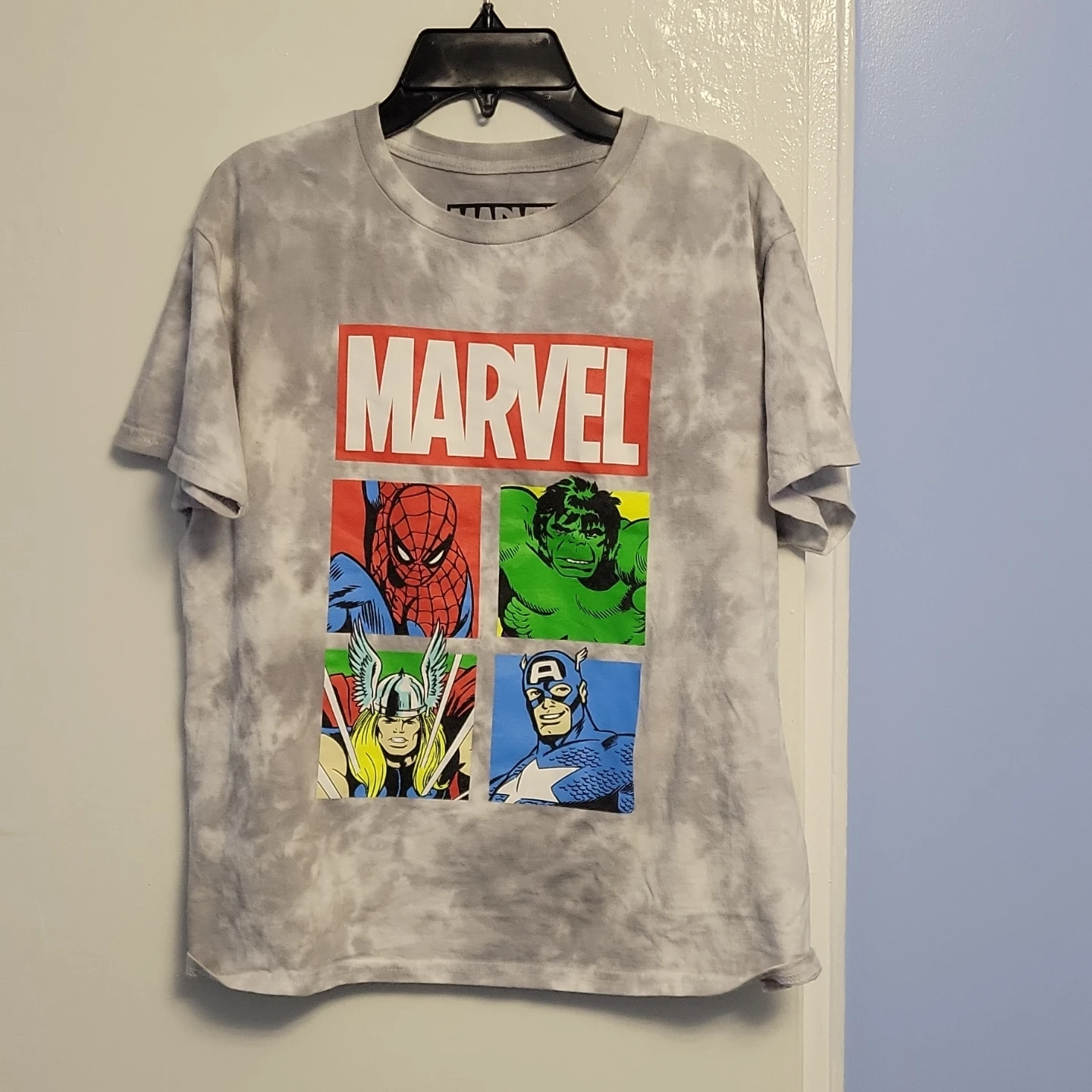 Marvel Comic Characters Tie-Dye T-Shirt - photo 2
