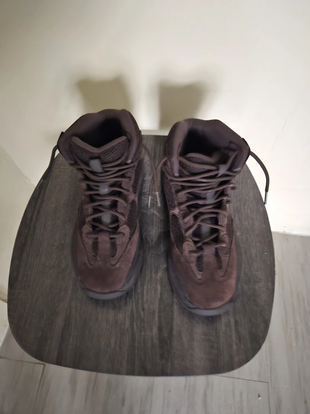 Adidas Dark Brown Mid-Top Hiking Boots