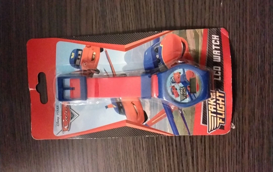 Disney Pixar Cars Take Flight LCD Watch