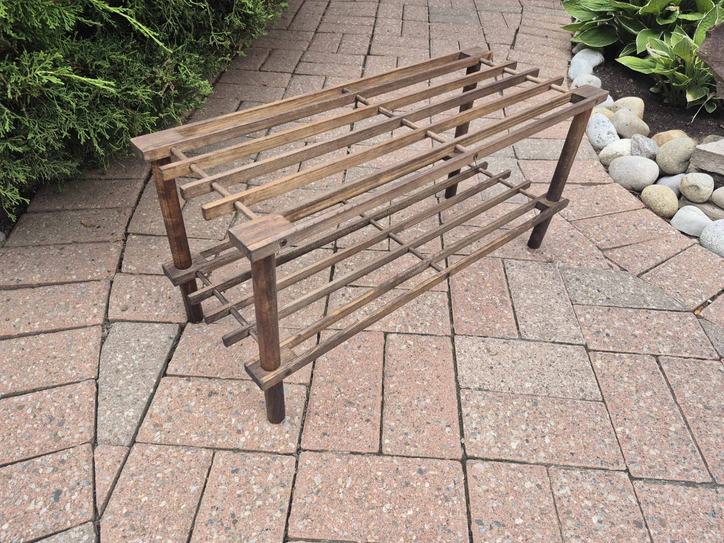 Wooden Shoe Rack