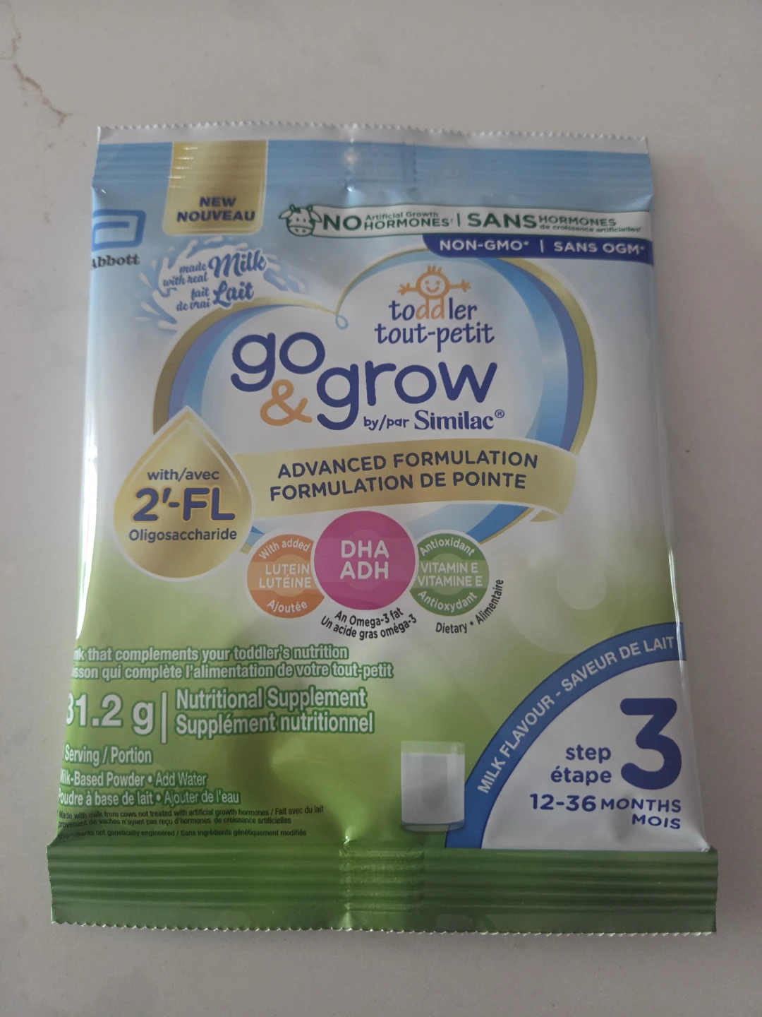 FREE: Go & Grow by Similac Toddler Drink Sample (Unopened)