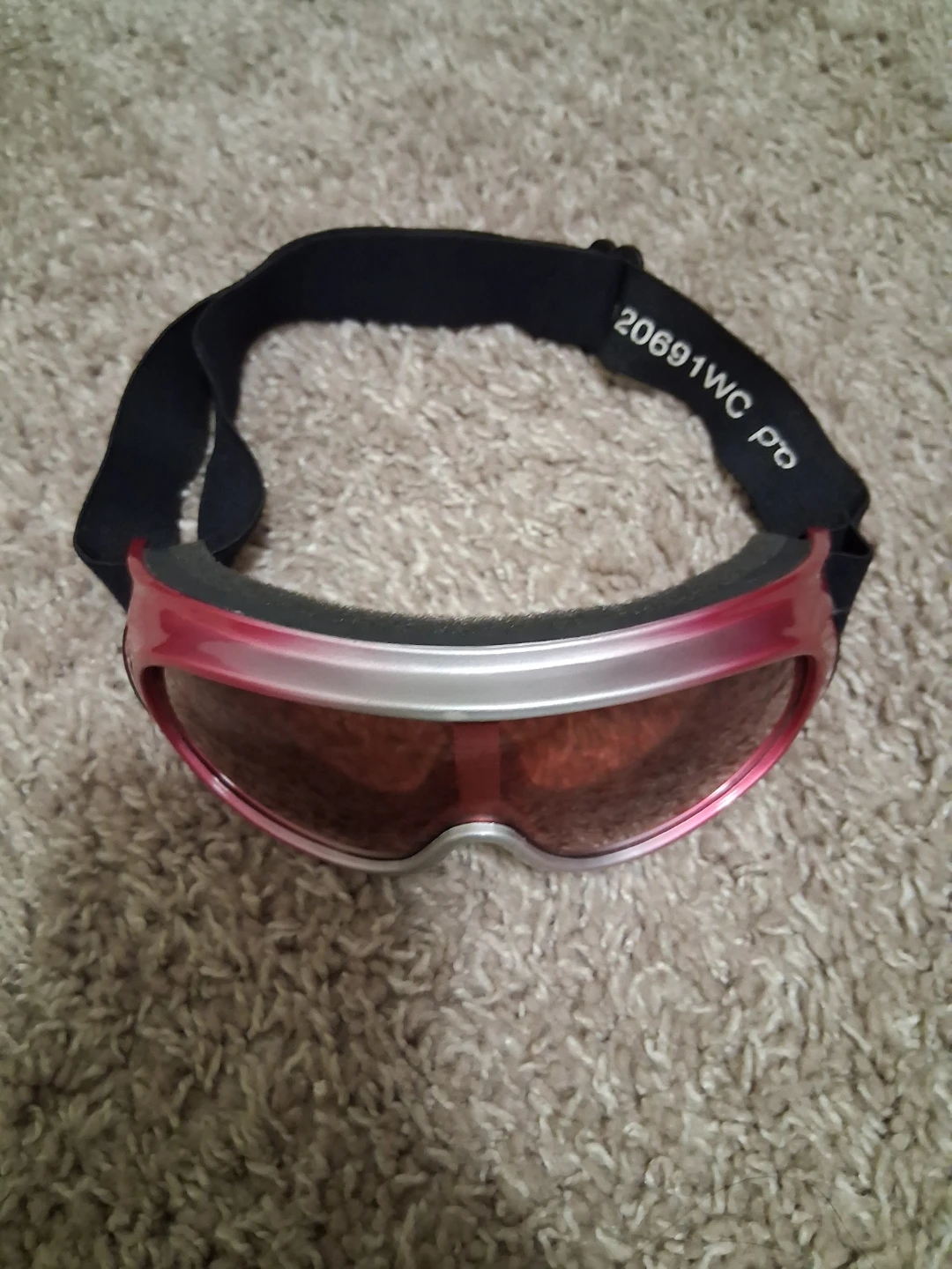Pink Ski Goggles
