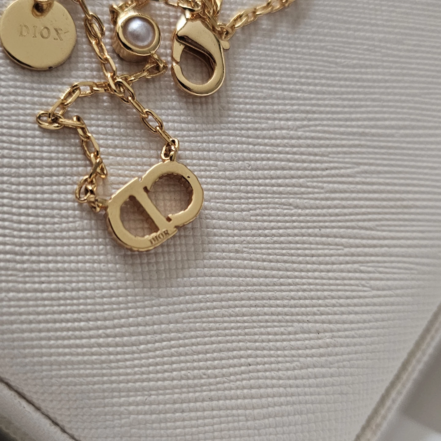 Dior CD Necklace with Pearls - photo 2