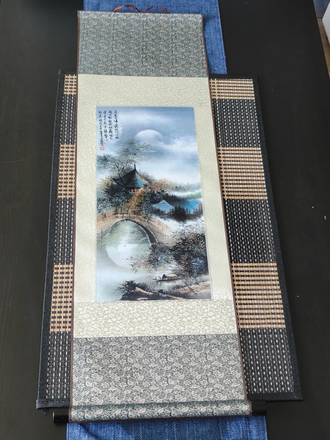 Chinese Style Landscape Hanging Scroll Wall Decor - photo 3