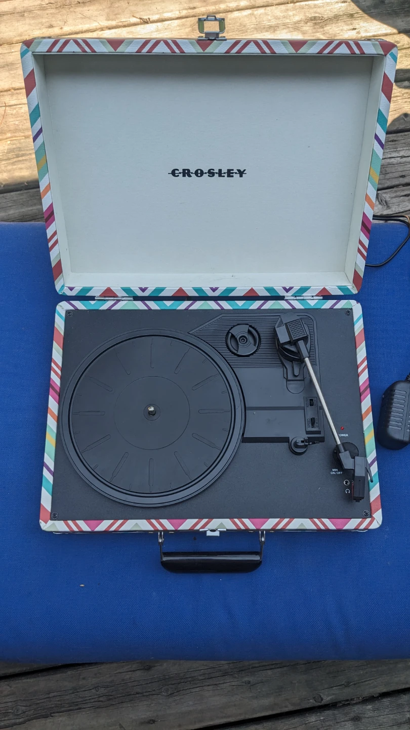 Crosley Record Player Turntable CR8005D-WGN